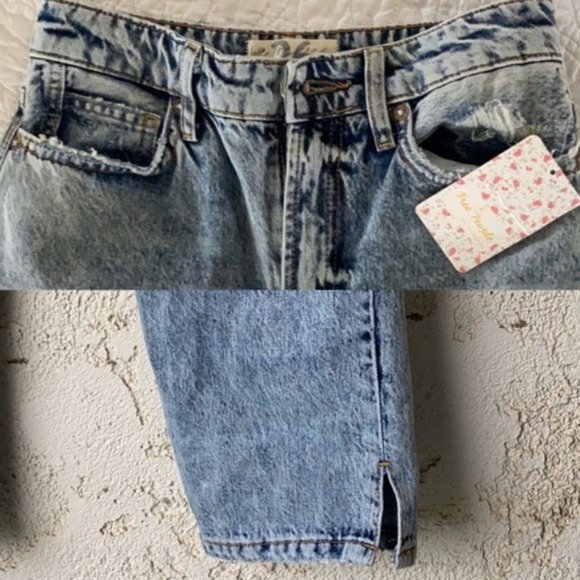 NWT Free People Distressed Denim/Jeans - Picture 8 of 11